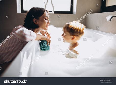 mom son in shower|Mom Bathing Son In The Bathroom .